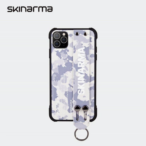 SKINARMA Camo - iPhone 11 Pro Max - Harmaa Silver grey