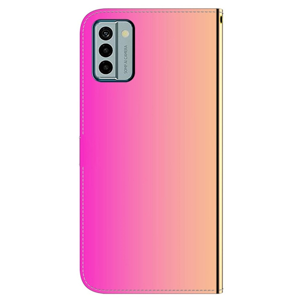 Mirror Nokia G22 Flip Etui - Lyserød Pink