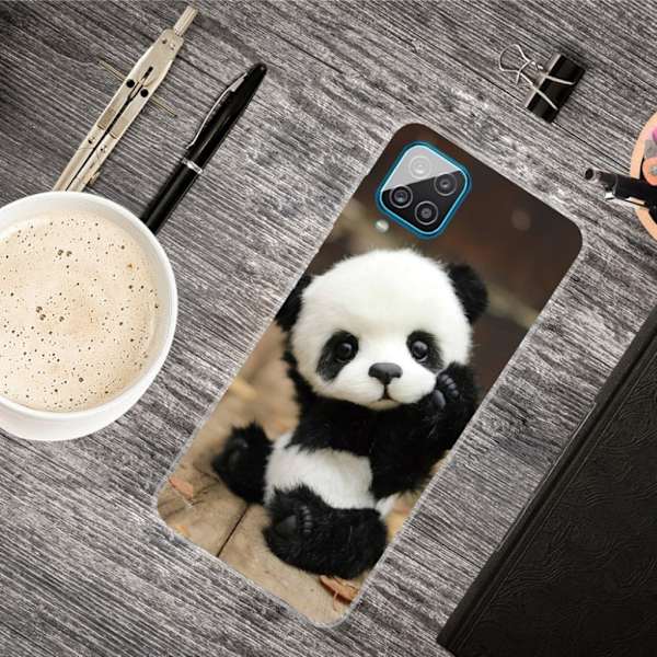 Deco Samsung Galaxy A12 5G Etui - Panda Multicolor