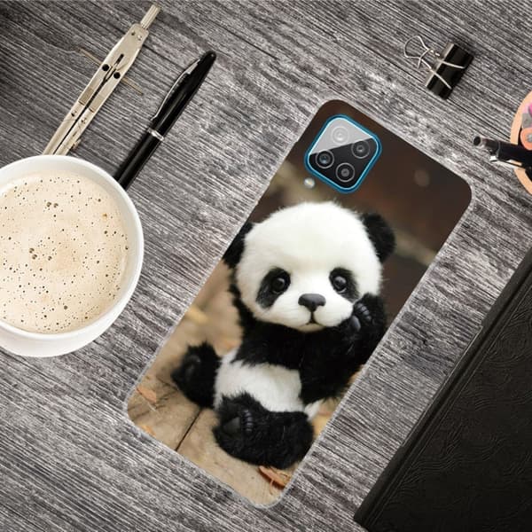 Deco Samsung Galaxy A12 5G kotelot - Panda Multicolor