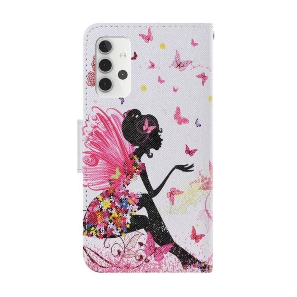 Wonderland Samsung Galaxy A32 Flip etui - Smuk pige Pink