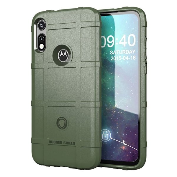 Rugged Shield Etui Motorola Moto E (2020) - Grønn Green