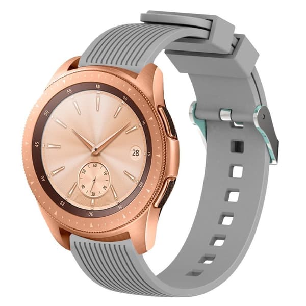 Garmin Vivomove / Luxe / style / 3 / Venu silikone Stribe Urrem - Grå Silver grey