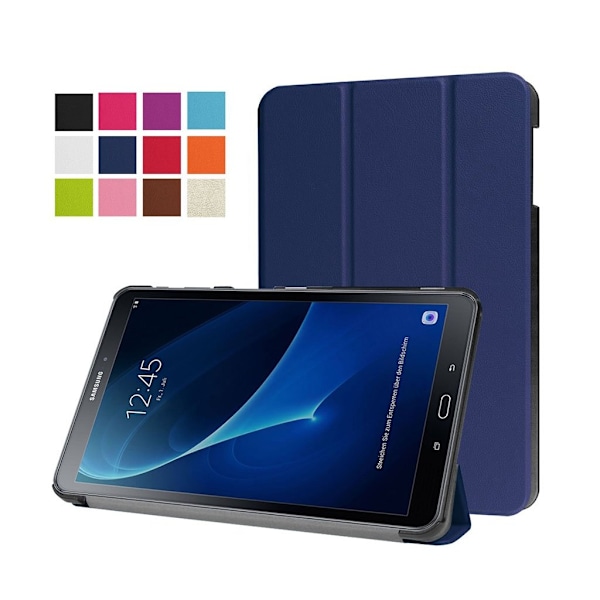 Edwardson læder-etui til Samsung Galaxy Tab A 10.1 (2016) - Mørkeblå Blue