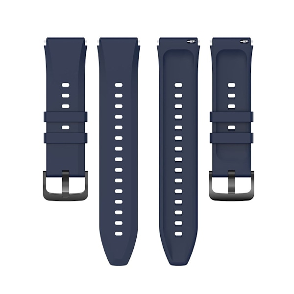22 mm universal klockarmband i silikon - Midnattsblå Blå