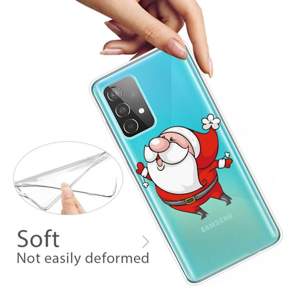 Juletaske til Samsung Galaxy A73 - Glad Julemand Red