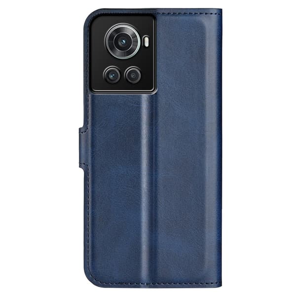 OnePlus 10R / OnePlus Ace læderetui med pung - Blå Blue