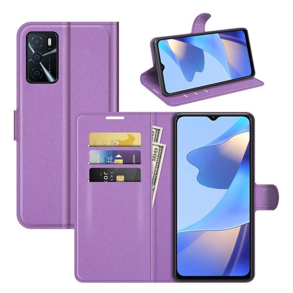 Klassisk flip etui - Lilla Purple