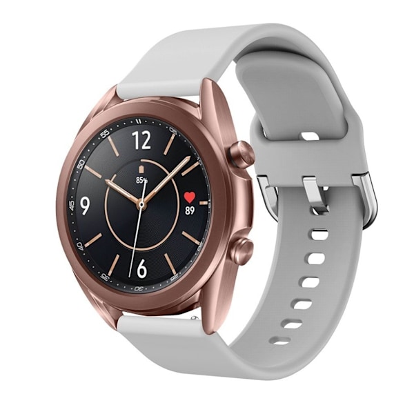Samsung Galaxy Watch 3 (41mm) simple silikone rem - grå Silver grey