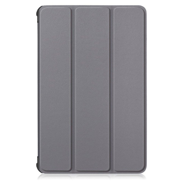Lenovo Tab P11 Pro tri-fold leather case - Grey Silvergrå