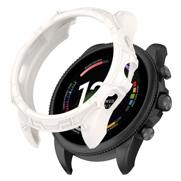 42 mm skyddsfodral till Fossil Gen 6 - Elfenben Vit Vit