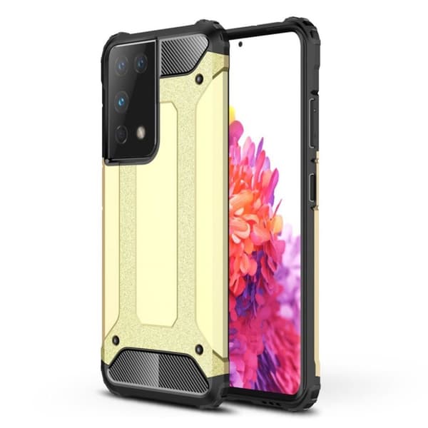 Armour Guard etui - Samsung Galaxy S21 Ultra - guld Gold