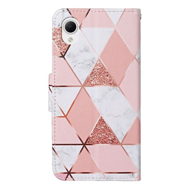 Wonderland Samsung Galaxy A23e Flip Etui - Marmor Mønster Pink