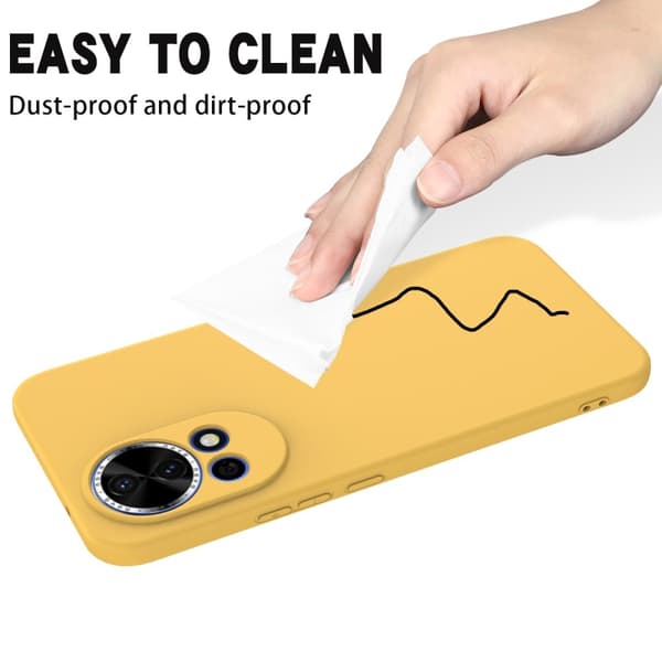 Matte Liquid Huawei nova 13 silikone cover - Gul Yellow