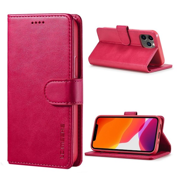 LC.IMEEKE iPhone 12 Pro Max flip etui - Rød Red
