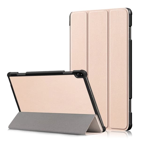 Lenovo Tab P10 smart læder flip etui - Guld Gold