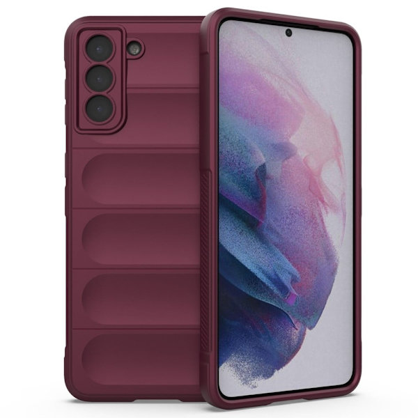 Blødt grebsformet cover til Samsung Galaxy S21 Plus 5G - Rød Red
