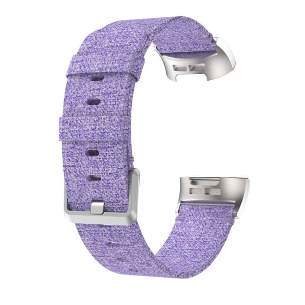 Fitbit Charge 3 andningsbart ersättningsarmband för klocka - Lila Lila