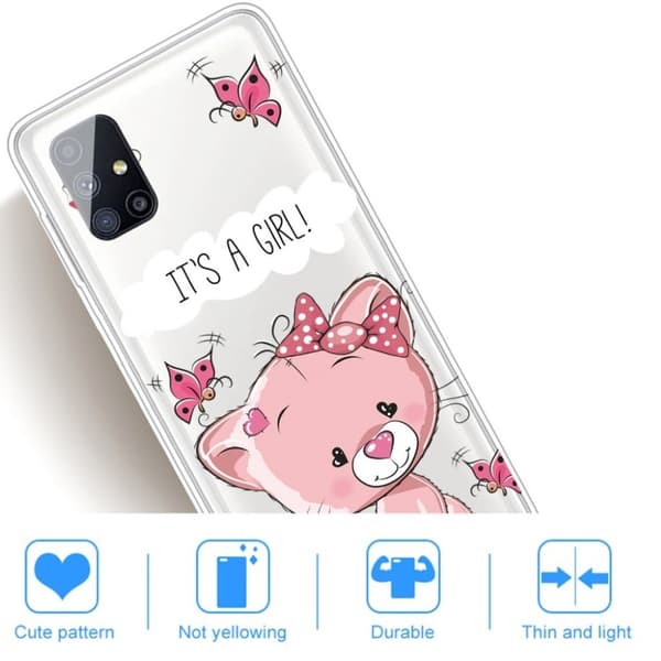 Deco Samsung Galaxy M51 cover - Pink Pink
