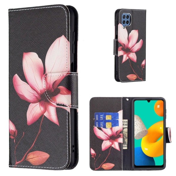 Wonderland Samsung Galaxy M32 flip etui - Lotus Black