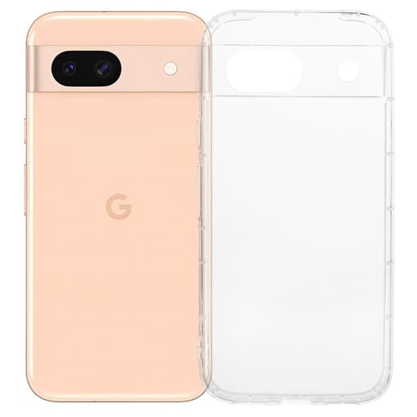 Ultratynt gjennomsiktig deksel for Google Pixel 8A Transparent