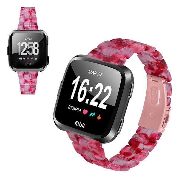 Fitbit Versa 2 / Versa Lite farvet urrem - Peach rød Red