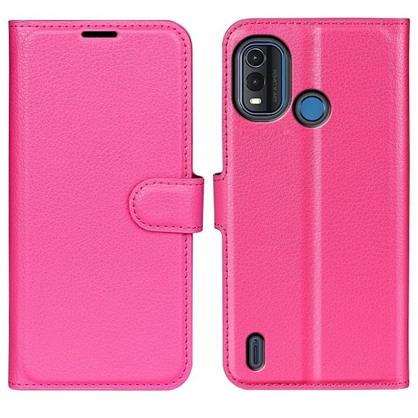Klassisk Nokia G11 Plus Flip Etui - Rose Pink