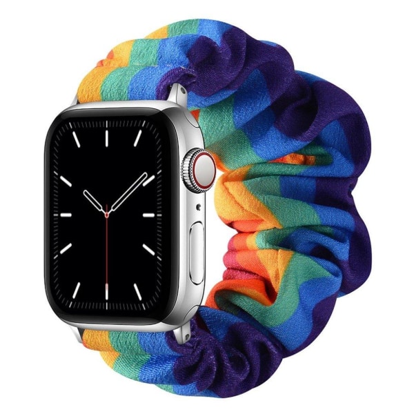 Apple Watch 42mm - 44mm elastic hairband style watch strap - Rai multifärg