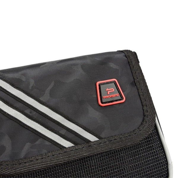 PROMEND MTB touch screen storage bag bike handlebar - Black Camo Black