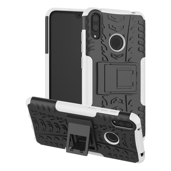 Offroad Huawei Y7 2019 kuoret - Valkoinen White