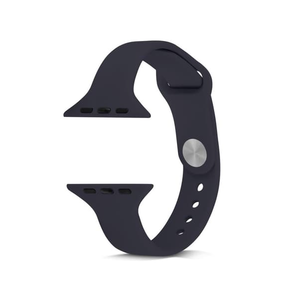 Apple Watch Series 5 40mm smal silikone urrem - Mørkeblå Blue