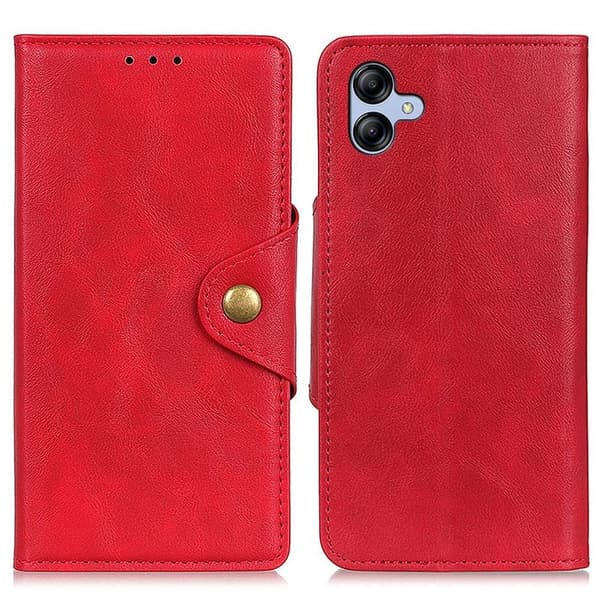 Alpha Samsung Galaxy A05 Läppäkotelo - Punainen Red