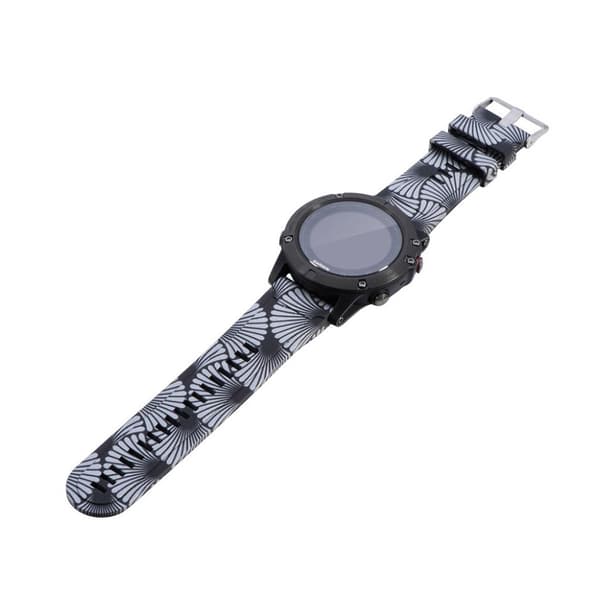 Garmin Fenix 5 silikoninen kellonauha - Ainutlaatuinen Kukka Multicolor