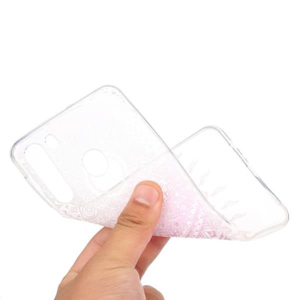 Deco Samsung Galaxy A21 kuoret - Pinkki Mandala Pink