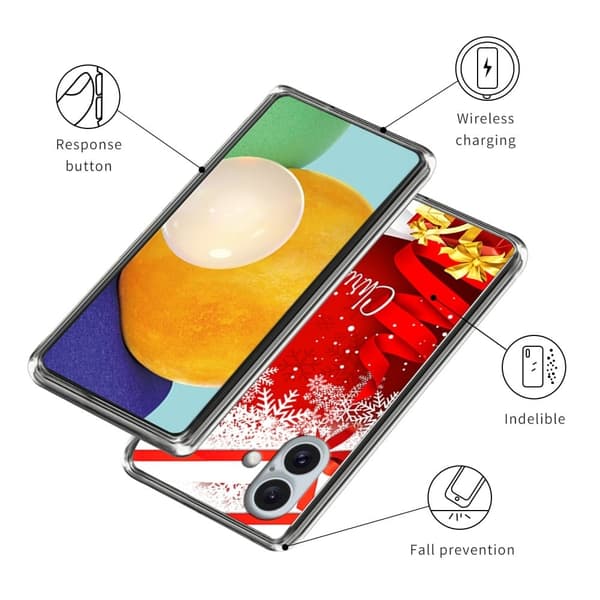 Vibe iPhone 16 Plus cover - Style K Red