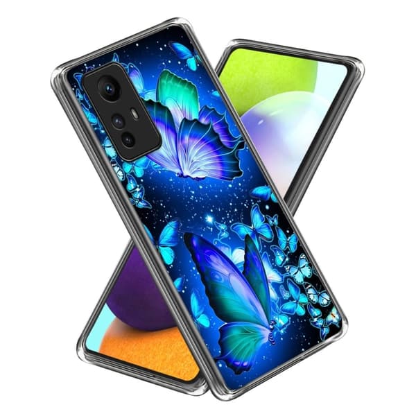 Deco Xiaomi Redmi Note 12S skal - Blå Fjärilar Blå