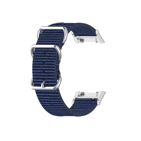 Oppo Watch Free nylon urrem - Mørkeblå Blue