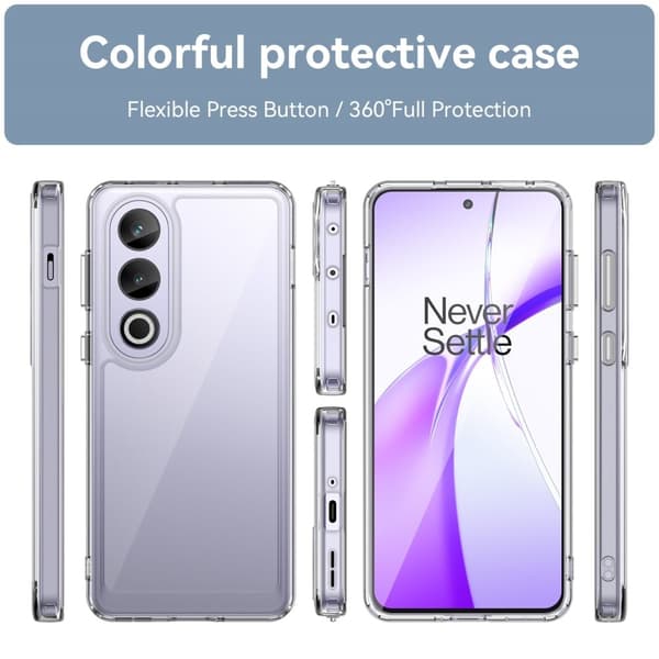 OnePlus Ace 3V älykäs akryylikansi - Läpinäkyvä Transparent