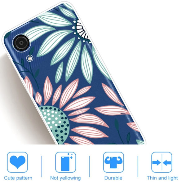 Deco Samsung Galaxy A03 Core Suojakotelo - Sunflower Multicolor
