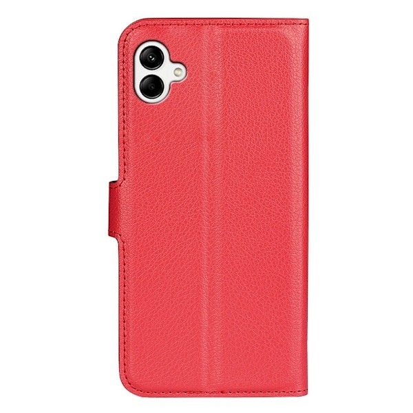 Classic Samsung Galaxy A04 Läppäkotelo - Punainen Red