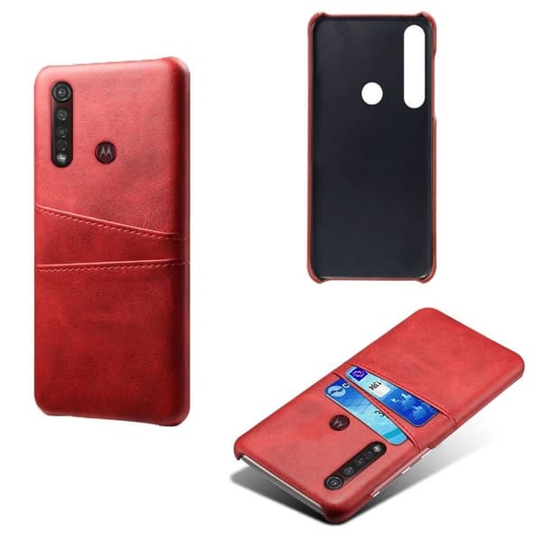 Dual Card Motorola Moto G8 Plus etui - Rød Red