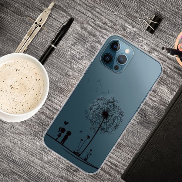 Deco iPhone 13 Pro Suojakotelo - Dandelion And Children Black