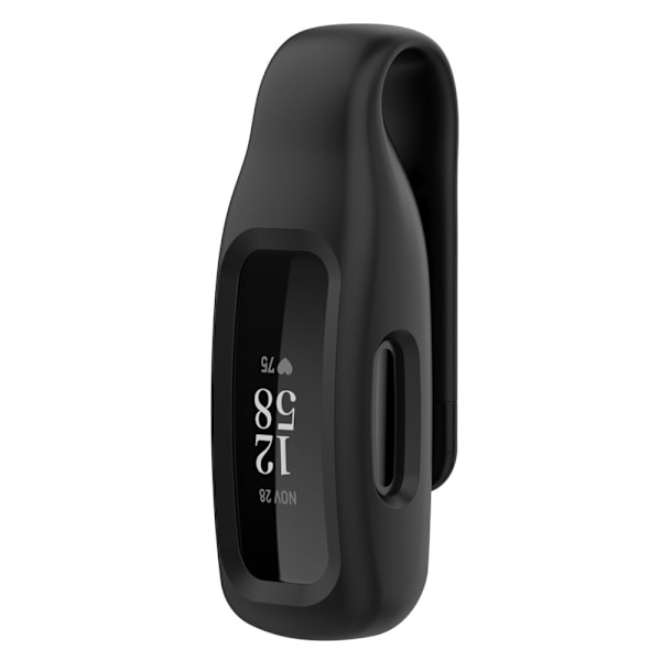 Fitbit Inspire 3 / 2 / Ace 3 silikoni clip cover - Musta Black