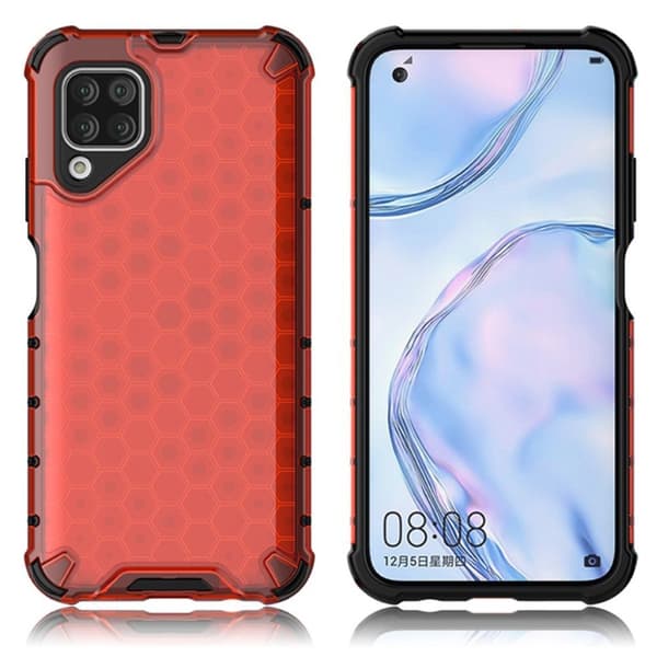 Bofink Honeycomb Huawei P40 Lite / Nova 6 SE Cover - Rød Red
