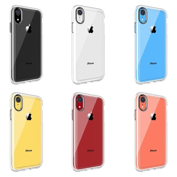 iPhone Xr läpinäkyvä tippumaton suojakotelo Transparent