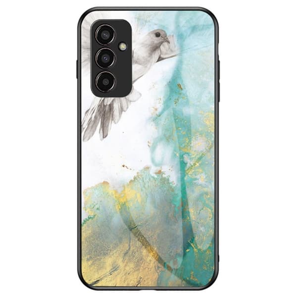 Fantasy Marble Samsung Galaxy M13 4g Cover - Flyvende Due Marmor Green