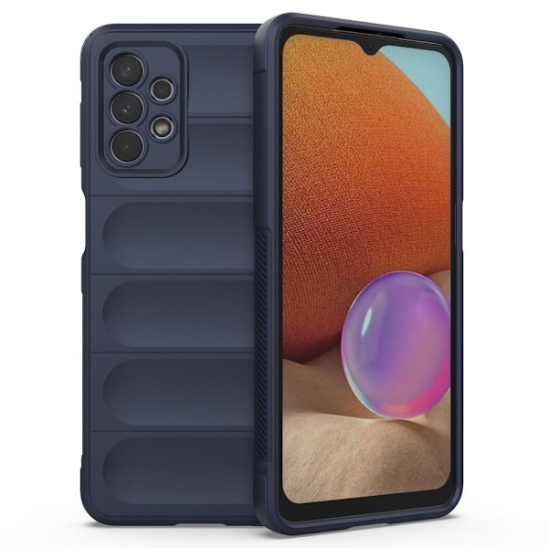 Blødt grebsformet cover til Samsung Galaxy M32 5G / Samsung Galaxy A32 5G - Blå Blue
