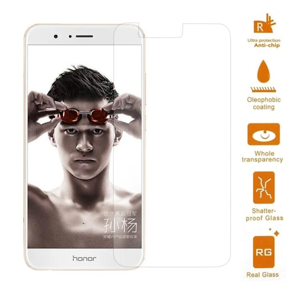 Huawei Honor 8 Pro 0.3mm Karkaistu Lasi Näytönsuoja (kaari Reunoilla) Multicolor