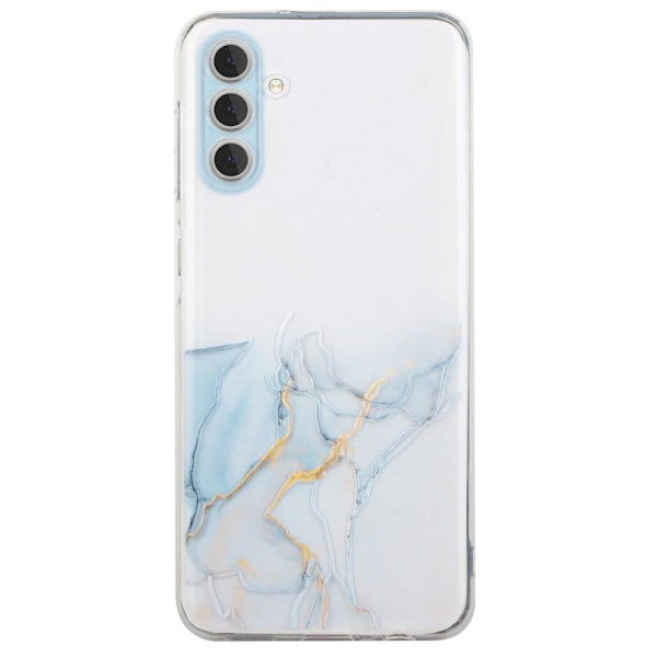 Marmormotiv Samsung Galaxy A54 skal - Grå Silvergrå