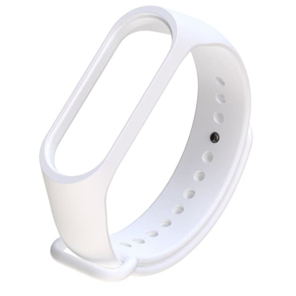 Xiaomi Mi Smart Armbånd 4 Silikon Klokkereim - Hvit White